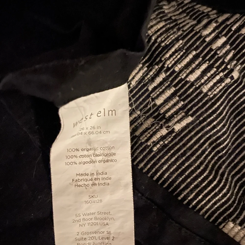 West elm pillow covers